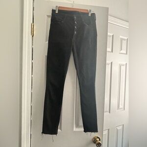 MOTHER High Rise Black Jeans